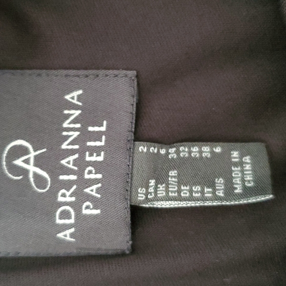 Adrianna Papell Embroidered Floral Desss - Picture 9 of 11